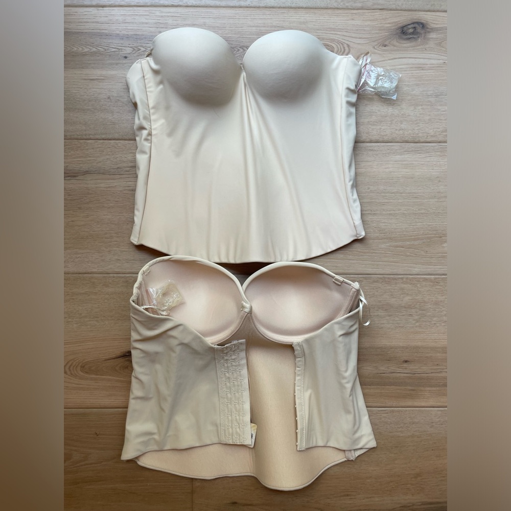 Seamless Bustier Corset Wedding Bra.